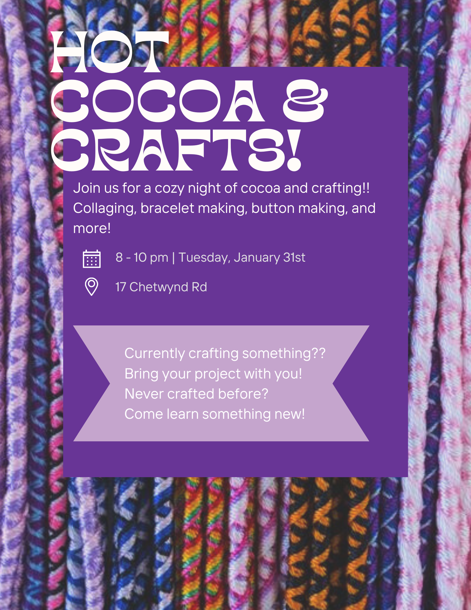 Cocoa and Crafts